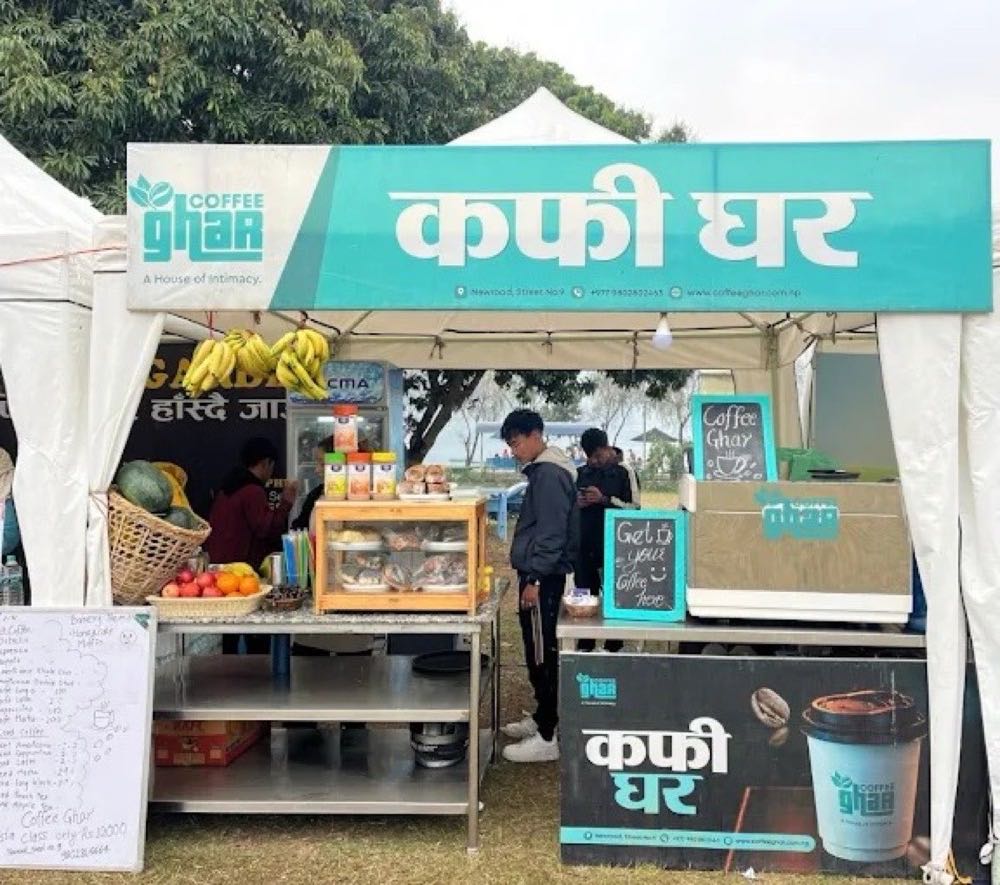 Coffee Ghar outdoor stall