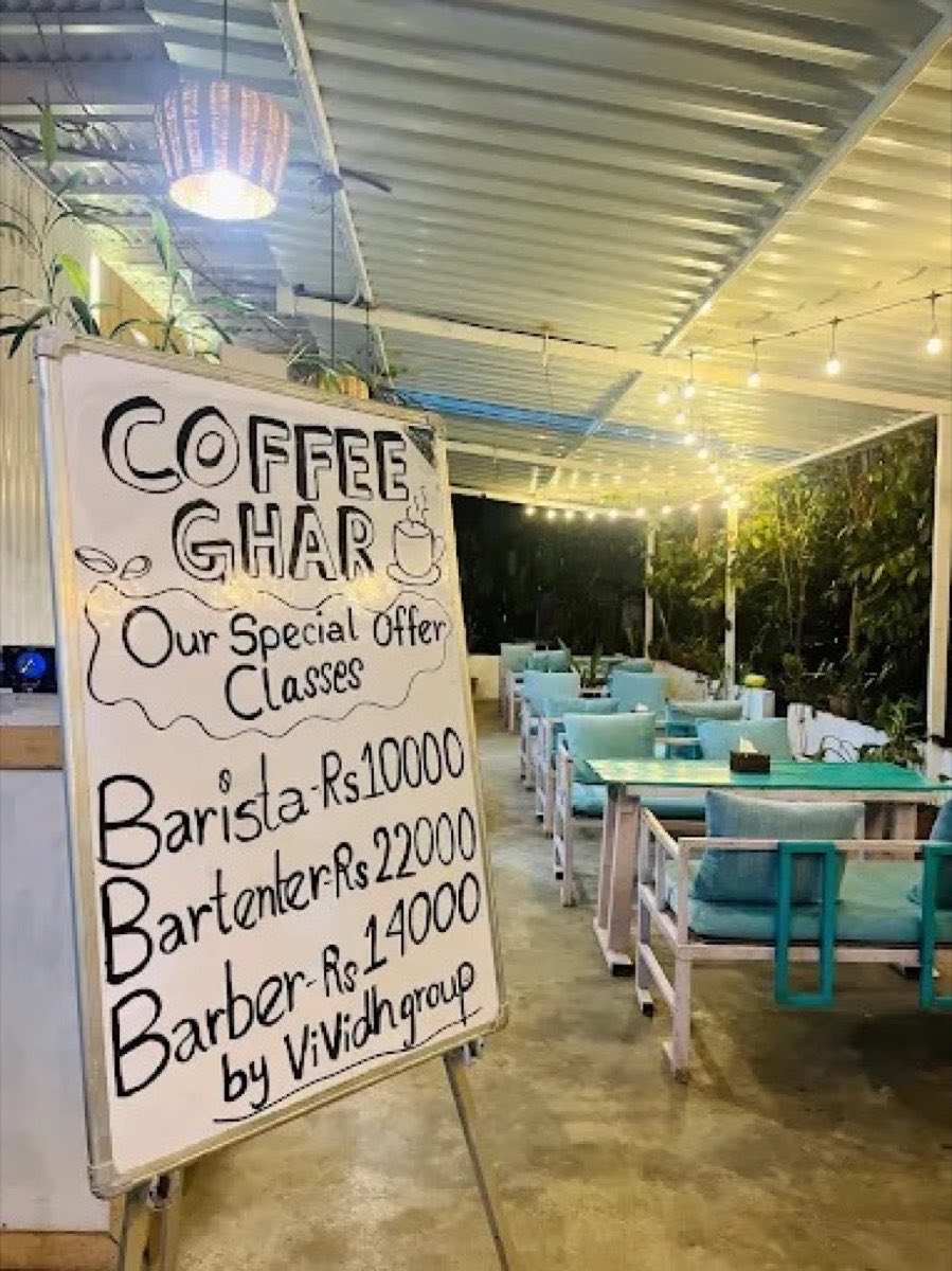 Coffee Ghar seating